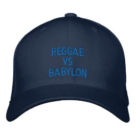 Reggae vs Babylon - Rastafari Roots Cap Bestickte Baseballkappe
