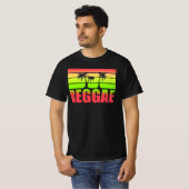 Reggae Wah Gwan Yeah Mon Jamaica Rastafari Rasta T-Shirt (Vorne ganz)