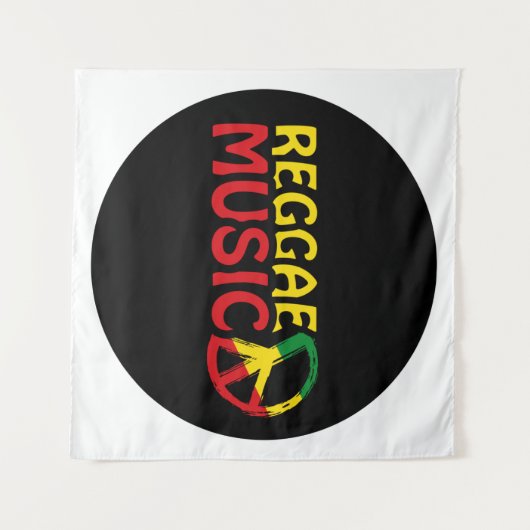 Reggae Wandteppich (Vorderseite (Horizontal))