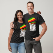 Reggae Xmas Santa Rasta Christmas Rasta Rastafari  T-Shirt (Unisex)