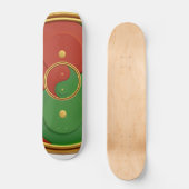 Reggae Yin & Yang Skateboard (Vorderseite)