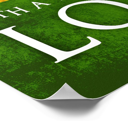 Reggae-Zitat Poster (Ecke)