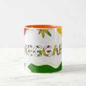 Reggae Zwei-Toner-Tasse Zweifarbige Tasse (Mittel)