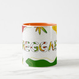 Reggae Zwei-Toner-Tasse Zweifarbige Tasse
