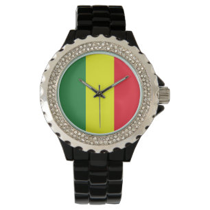 Reggaeflagge Armbanduhr