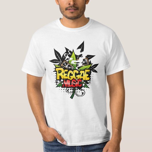 Reggaemusik T-Shirt (Vorderseite)