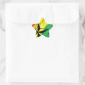Reggaesterne Stern-Aufkleber (Tasche)