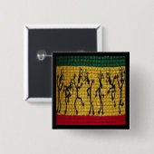 Reggaetanzknopf Button (Vorne & Hinten)