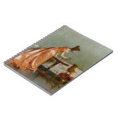 Reggianini Lady Feeding Dog Notebook Notizblock (Linke Seite)