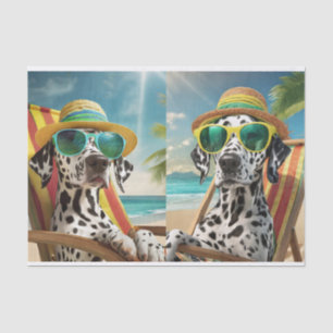 Reggie Bahama & Matilda Mama, Dalmatiner auf Vaca Seidenpapier