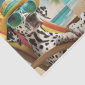 Reggie Bahama & Matilda Mama, Dalmatiner auf Vaca Seidenpapier (Ausschnitt)