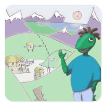 Reggie Rapasaurus kann bei Ihnen bleiben, überall!