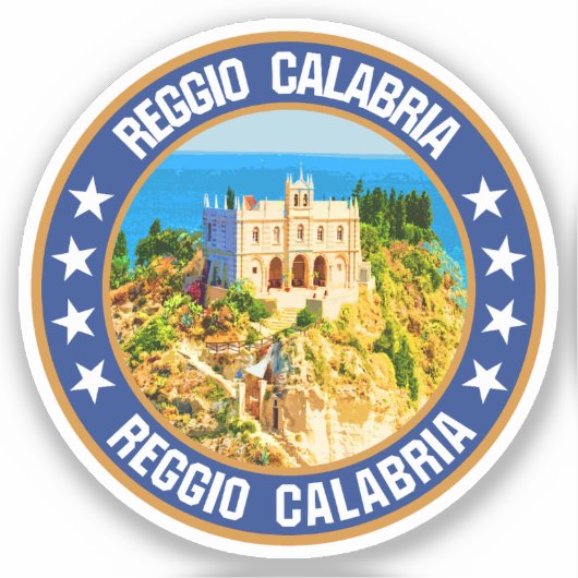 Reggio Calabria Aufkleber (Vorderseite)