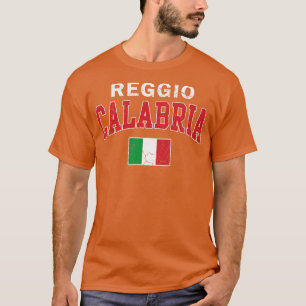 Reggio Calabria Italien Italienische Flagge Italie T-Shirt