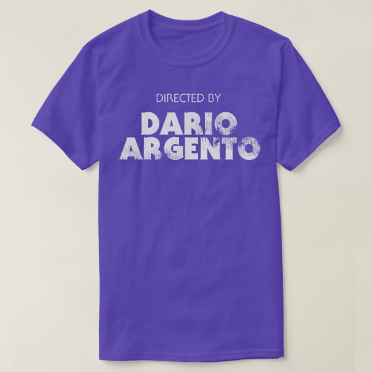 Regie: Dario Argento T-Shirt (Design vorne)