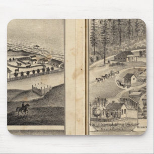 Regie Ranch Old Fort Ross Meeker Bros Mousepad