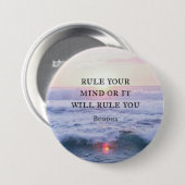 "Regieren Sie Ihren Geist oder es wird Sie regiere Button (Vorne & Hinten)