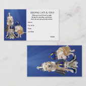 Regierende Katzen u. Hunde Visitenkarte (Vorne/Hinten)