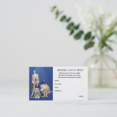 Regierende Katzen u. Hunde Visitenkarte (Stehend Vorderseite)