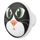 Regierender Katzen- u. Dogs_FurryFaces_Cleo_home Keramikknauf (Rechts)