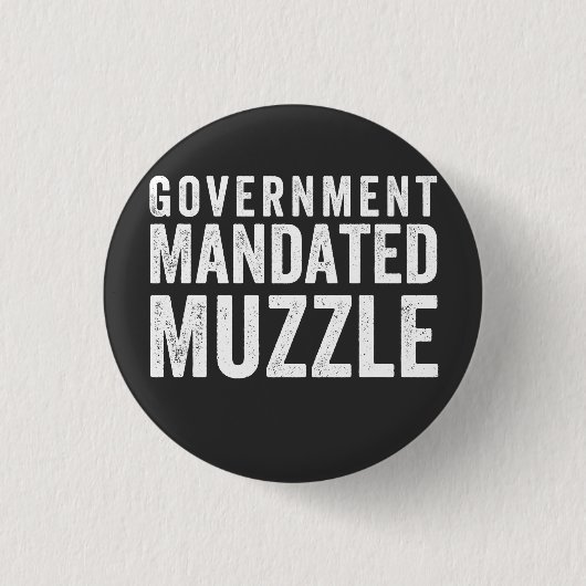 Regierung beauftragt Muzzle Button (Vorderseite)