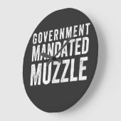 Regierung beauftragt Muzzle Große Wanduhr (Winkel)