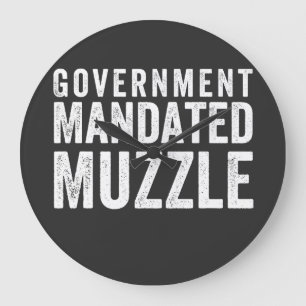 Regierung beauftragt Muzzle Große Wanduhr