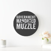 Regierung beauftragt Muzzle Große Wanduhr (Zuhause)