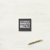 Regierung beauftragt Muzzle Post-it Klebezettel (Auf Schreibtisch)