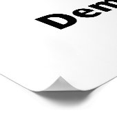 Regierung der Bevölkerung Poster (Ecke)