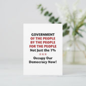 Regierung der Bevölkerung Postkarte (Stehend Vorderseite)