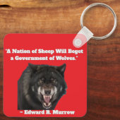 Regierung des Schlüsselanhängers Wölfe Schlüsselanhänger (Rückseite)