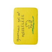 Regierung erhält REE SNEKRIGHT Gadsden Flag Badematte (Vorderseite Vertikal)