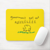 Regierung erhält REE SNEKRIGHT Gadsden Flag Mousepad (Mit Mouse)