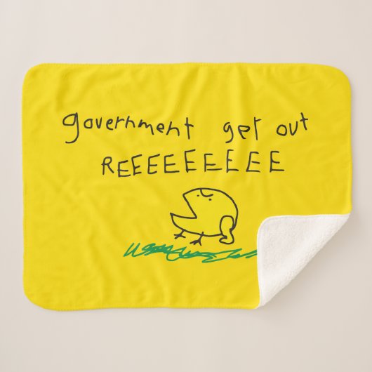 Regierung erhält REE SNEKRIGHT Gadsden Flag Sherpadecke (Vorderseite (Horizontal))