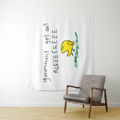 Regierung erhält REE SNEKRIGHT Gadsden Flag Wandteppich (Beispiel)