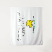 Regierung erhält REE SNEKRIGHT Gadsden Flag Wandteppich (Vorderseite)