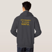 Regierung ist rechtliche Mafia Hoodie (Schwarz voll)