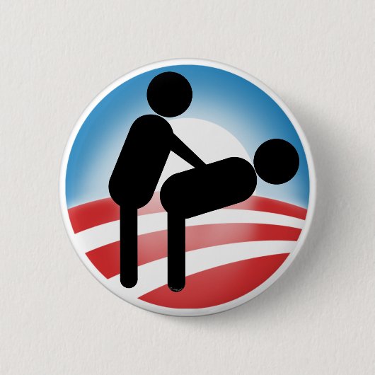 Regierung Obama Stil Button (Vorderseite)