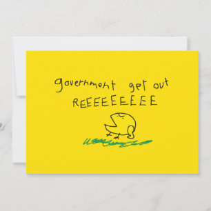 Regierung raus REE SNEKRIGHT Gadsden-Flagge Karte