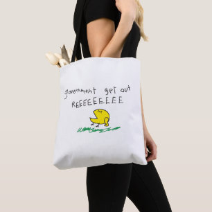 Regierung raus REE SNEKRIGHT Gadsden-Flagge Tasche