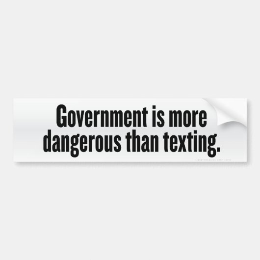 Regierung u. simsen Autoaufkleber (Vorne)