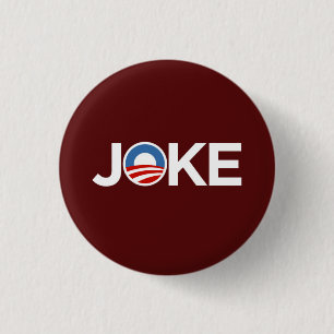 Regierungen ein Witz (Burgunder) Button