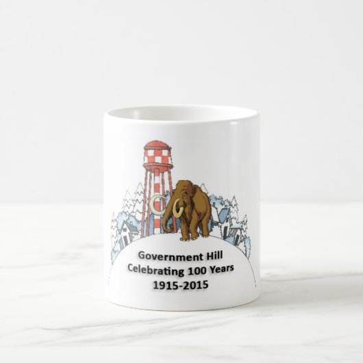Regierungs-Hügel-Wooly MammutTasse Kaffeetasse (Mittel)