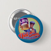 Regierungs-Lügen! Knopf Button (Vorne & Hinten)