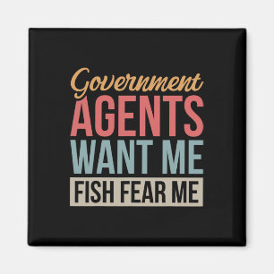 Regierungsagenten wollen, dass ich Fisch fürchte m Magnet