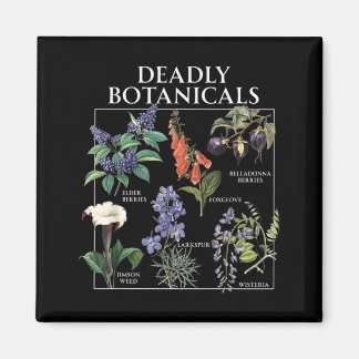 Regierungsbehörde Botanicals Herbologie Blume Magnet