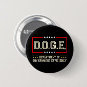 Regierungsbehörde für Männer Button (Vorne & Hinten)