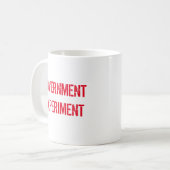 Regierungsexperiment Kaffeetasse (Vorderseite Links)