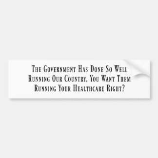 Regierungsfeindlicher Autoaufkleber